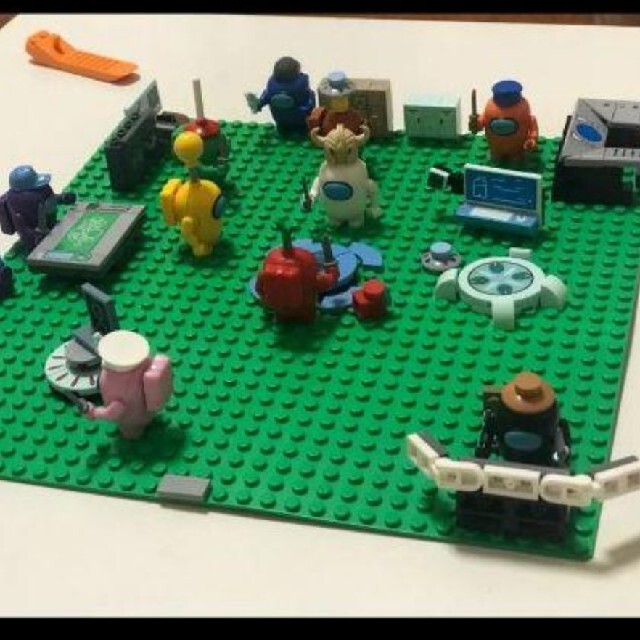 Among us☆LEGO 互換 ブロックの通販 by チリングTOY☺︎火金発送|ラクマ