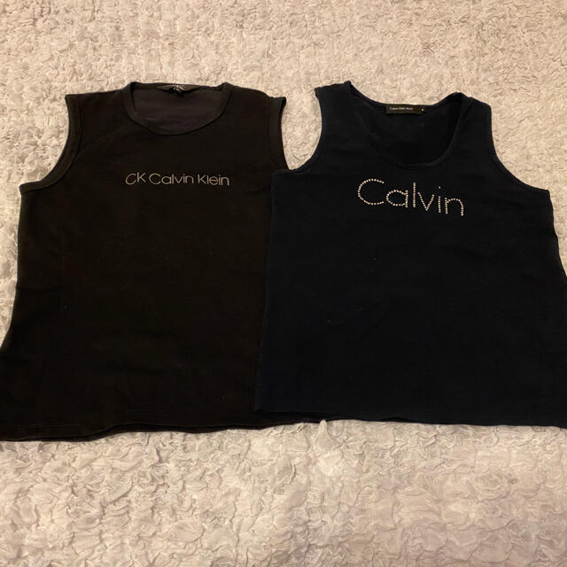 Calvin Klein(カルバンクライン)のカルバンクライン　タンクトップ　2枚 レディースのトップス(タンクトップ)の商品写真