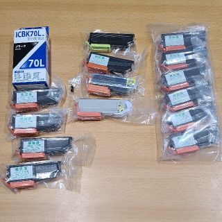 【送料込】エプソン互換インク　IC70L×15個(PC周辺機器)