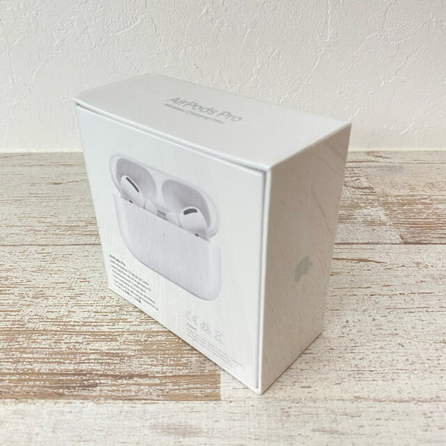 Apple(アップル)の匿名配送　新品未開封　Airpods pro エアーポッズプロ本体　正規品 スマホ/家電/カメラのオーディオ機器(ヘッドフォン/イヤフォン)の商品写真