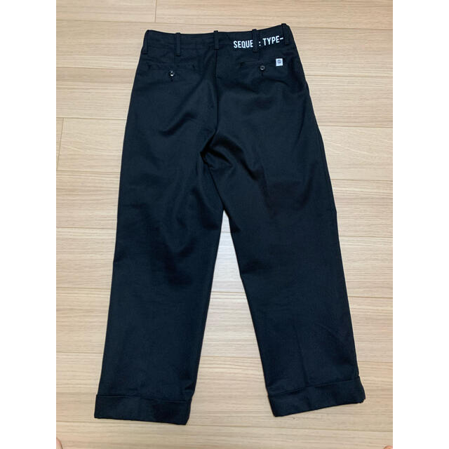 FRAGMENT(フラグメント)のSEQUEL TWO TUCK PANTS size M シークエル　BLACK メンズのパンツ(チノパン)の商品写真