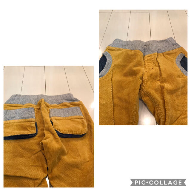 JUNK STORE(ジャンクストアー)のジャンクストア　コーデュロイパンツ　イエロー　110 キッズ/ベビー/マタニティのキッズ服男の子用(90cm~)(パンツ/スパッツ)の商品写真