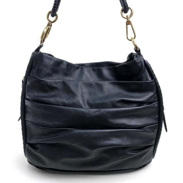 海外ブランド Christian ブラック ラムスキン M0340VLVA ホーボー クリスチャンディオール - Dior ショルダーバッグ
