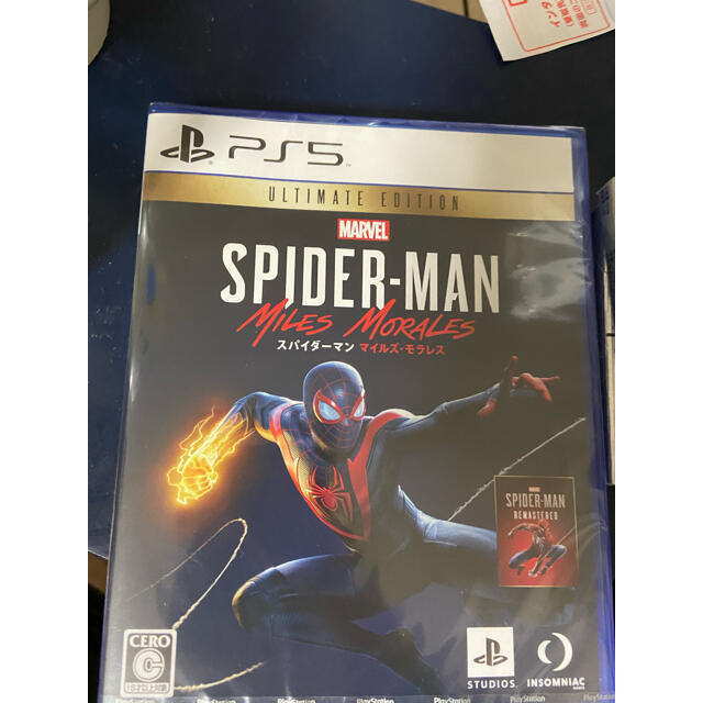 PlayStation(プレイステーション)のスパイダーマン マイルズ・モラレス PS5 エンタメ/ホビーのゲームソフト/ゲーム機本体(家庭用ゲームソフト)の商品写真