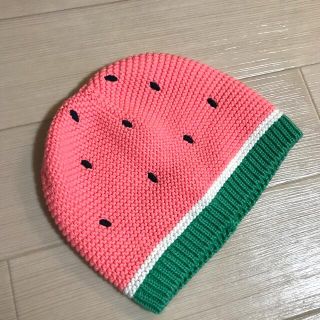 ベビーギャップ(babyGAP)の【値下げ】ベビー帽子　スイカ柄🍉(帽子)