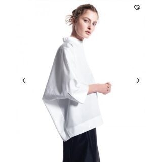 ジルサンダー(Jil Sander)のスーピマコットンドルマンスリーブシャツ（7分袖）M(シャツ/ブラウス(長袖/七分))