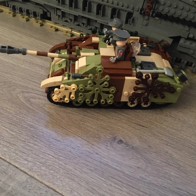 プラモデル　互換性　インスタ映え　LEGO　レゴ　ブロック　戦争　戦車　夏休み エンタメ/ホビーのおもちゃ/ぬいぐるみ(模型/プラモデル)の商品写真