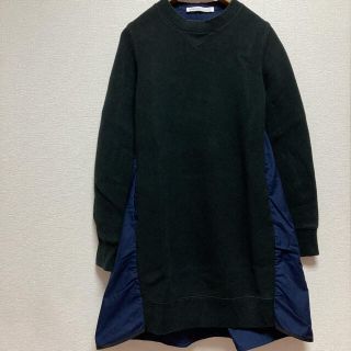 サカイラック(sacai luck)のsacai luck サカイラック スウェットワンピース (ひざ丈ワンピース)