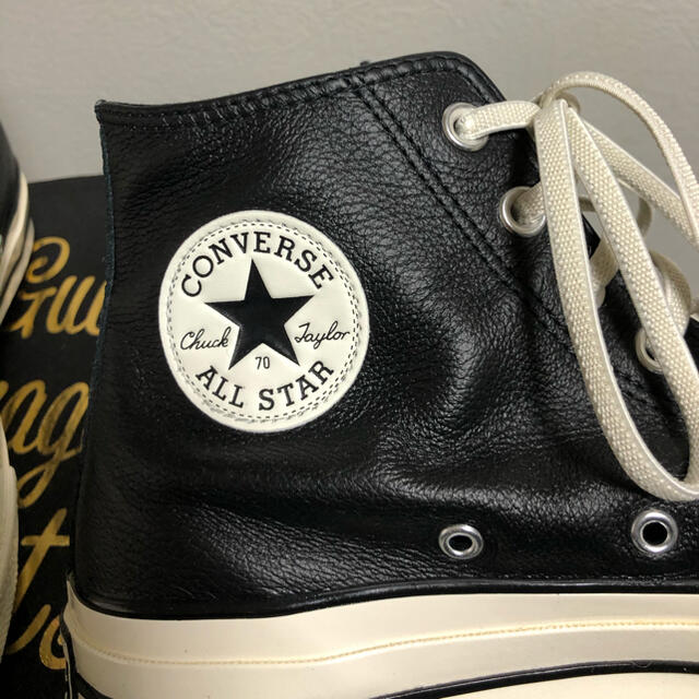 CONVERSE(コンバース)のCT70 レザー　ブラック　ハイカット　チャックテイラー　27.5cm メンズの靴/シューズ(スニーカー)の商品写真