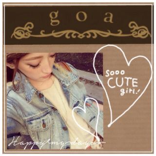 ゴア(goa)のGoaヴィンテージデニムジャケット¨̮♡︎(Gジャン/デニムジャケット)