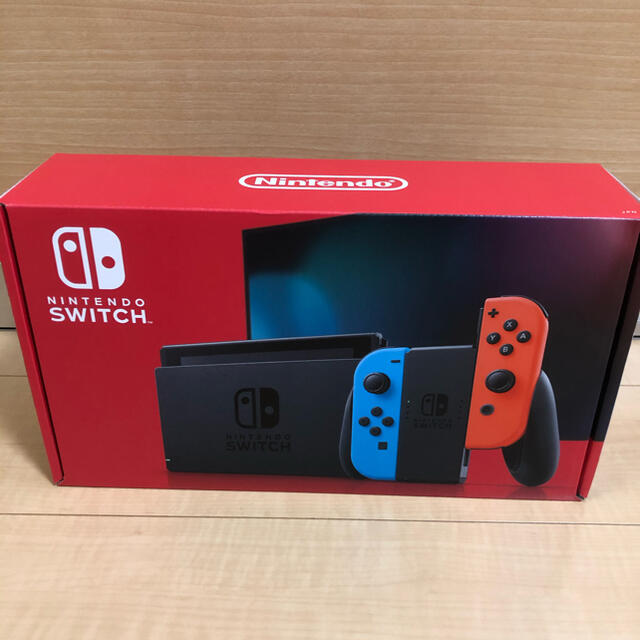 新品未開封 Nintendo Switchスイッチ本体ネオンブルー・ネオンレッド-