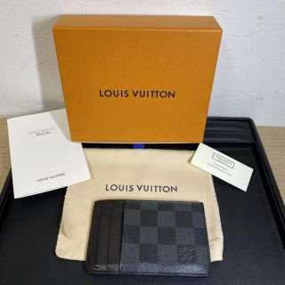 ルイヴィトン(LOUIS VUITTON)の【美品】LOUIS VUITTON ルイヴィトン ダミエ パスケース(名刺入れ/定期入れ)