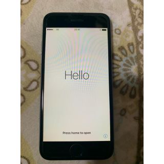 アップル(Apple)のiPhone6  64GB スペースグレイ(スマートフォン本体)