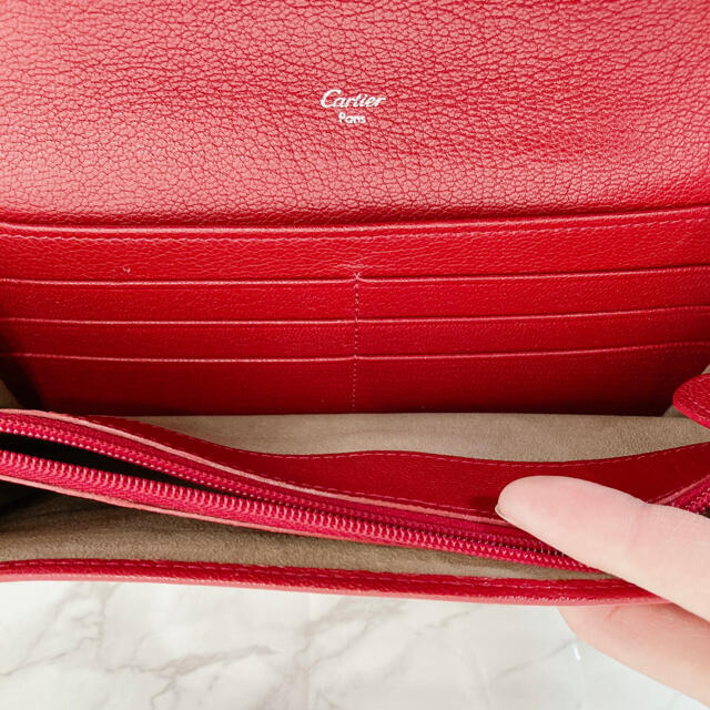 Cartier - 人気 Cartier カルティエ ラブコレクション 長財布 レッドの