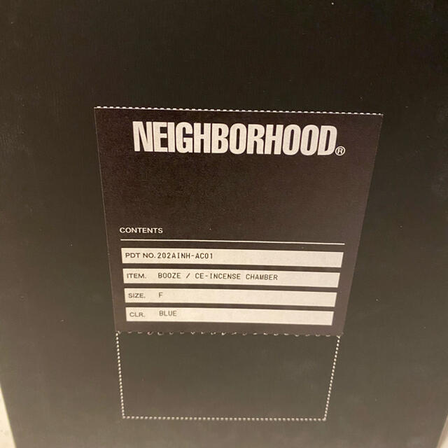 NEIGHBORHOOD(ネイバーフッド)のBOOZE / CE-INCENSE CHAMBER お香立て 新品未開封 コスメ/美容のリラクゼーション(お香/香炉)の商品写真