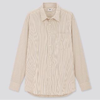 ユニクロ(UNIQLO)のUNIQLO ユニクロ 新品 エクストラファインコットンブロードストライプシャツ(シャツ)