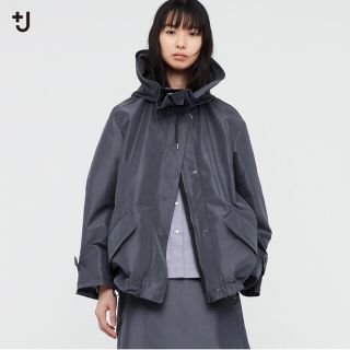 ユニクロ(UNIQLO)の+J シルクブレンドオーバーサイズパーカー(ブルゾン)