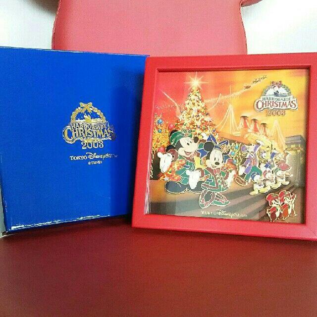 Disney(ディズニー)のTDS 【ハーバーサイド クリスマス 2003】フレームピンバッチ エンタメ/ホビーのおもちゃ/ぬいぐるみ(キャラクターグッズ)の商品写真