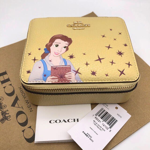 【DISNEYXCOACH☆美女と野獣 ベル】完売品！新品！ジュエリーボックス！