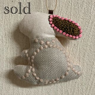 ミナペルホネン(mina perhonen)の【ハンドメイド】ミナペルホネン  ミニうさチャーム(チャーム)