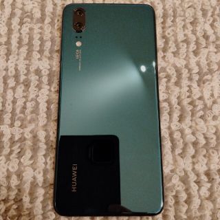 ファーウェイ(HUAWEI)のHuawei P20 本体のみ ミッドナイトブルー SIMフリー(スマートフォン本体)