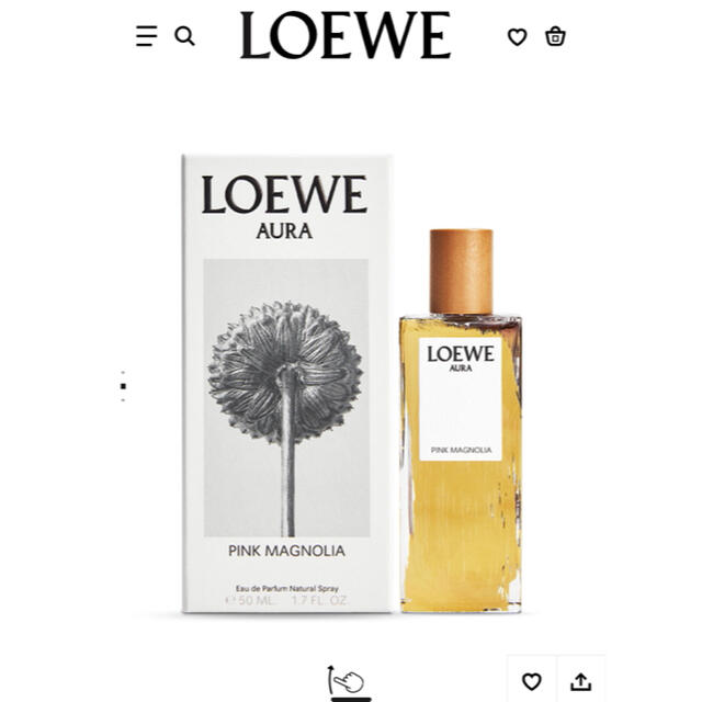 LOEWE 香水 AURA ピンクマグノリア オードゥパルファン