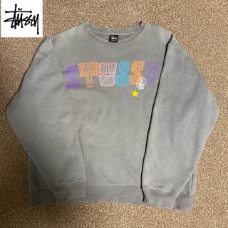 ステューシー(STUSSY)の激レア！ステューシー　カラフルロゴ　スウェットトレーナー(スウェット)