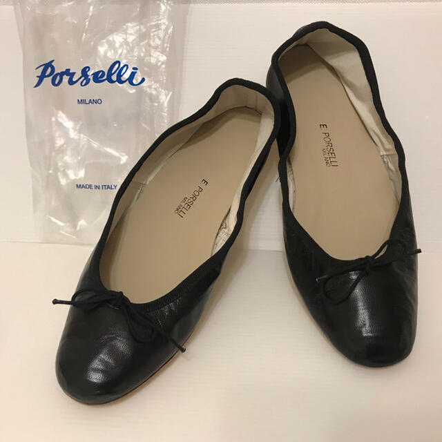 週末限定値下げ【新品】porselli バレエシューズ - バレエシューズ