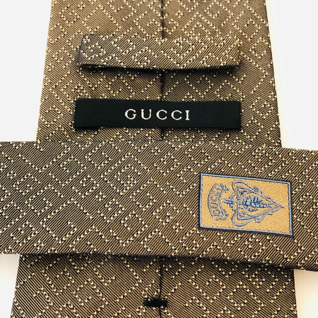 Gucci(グッチ)のGUCCI ネクタイ シルク GG柄 光沢 メンズのファッション小物(ネクタイ)の商品写真