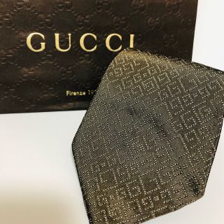 グッチ(Gucci)のGUCCI ネクタイ シルク GG柄 光沢(ネクタイ)