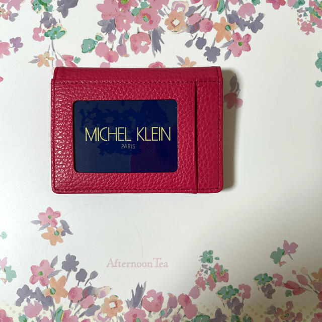 MICHEL KLEIN(ミッシェルクラン)のミッシェルクライン　パスケース（ピンク） レディースのファッション小物(パスケース/IDカードホルダー)の商品写真