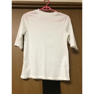 ホワイト Tシャツ(Tシャツ/カットソー(七分/長袖))