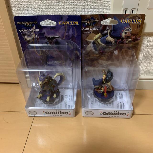 amiibo モンスターハンターライズ　オトモアイルー　オトモガルク