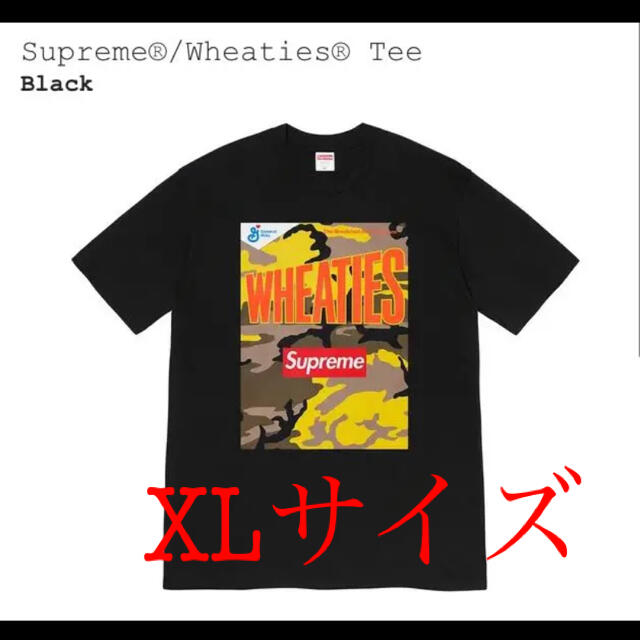 カタログギフトも！ Supreme - Supreme Wheaties Tee  XLサイズ Tシャツ/カットソー(半袖/袖なし)