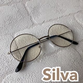 眼鏡 シルバー スタンダードモデル クリア だてめがね 伊達眼鏡 新品 おしゃれ(サングラス/メガネ)