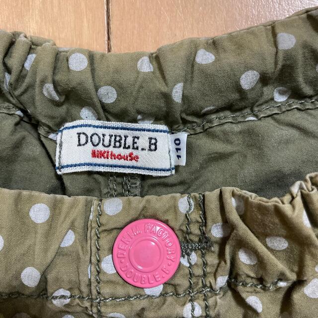 DOUBLE.B(ダブルビー)のミキハウスショートパンツ110センチ🐻 キッズ/ベビー/マタニティのキッズ服男の子用(90cm~)(パンツ/スパッツ)の商品写真