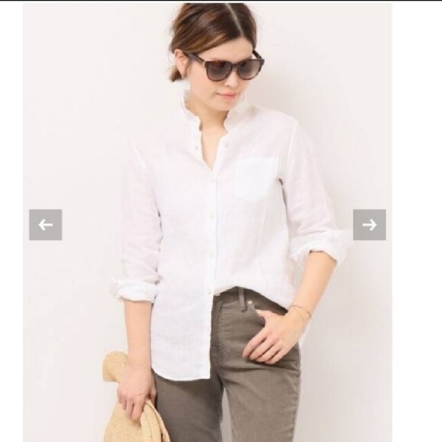 高価値 ドゥーズィエムクラス 長袖 LINEN 美品！DeuxiemeClasse ...