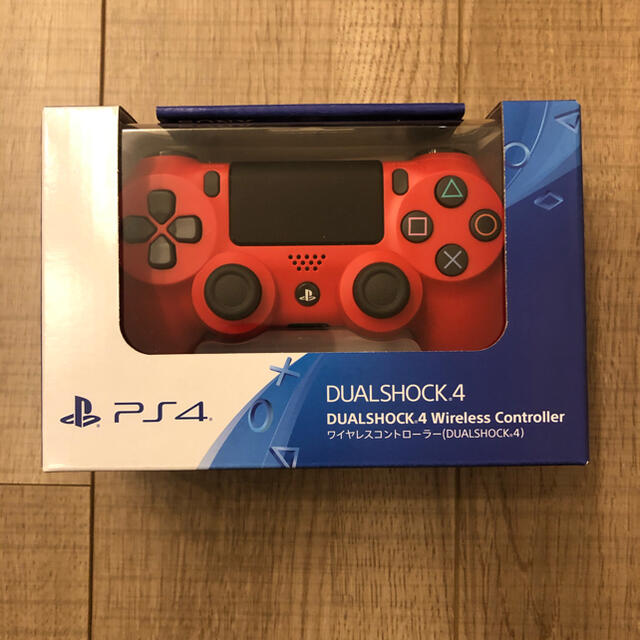 【新品未開封】ps4 純正コントローラー DUALSHOCK4 マグマレッド