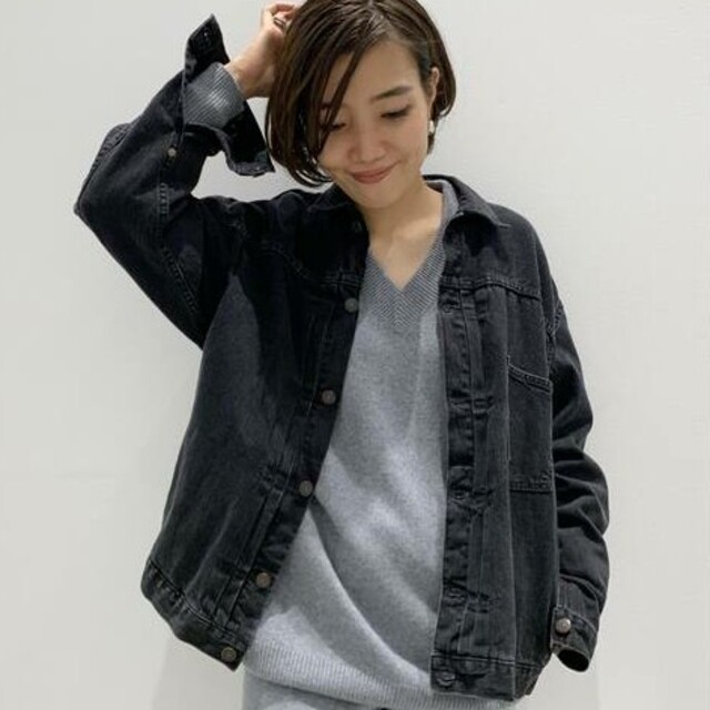 新品　アパルトモン  シュタンバウム BLACK DENIM JACKET