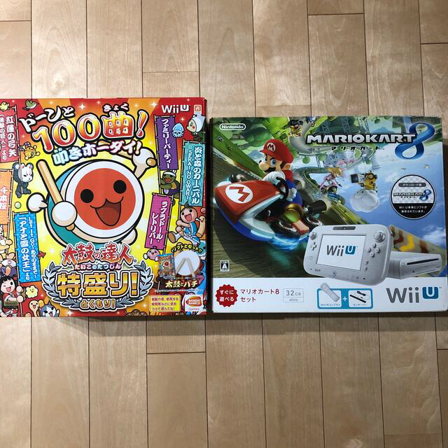 Wii U - WiiU マリオカート8セット＋ 太鼓の達人 特盛り 太鼓とバチ ...