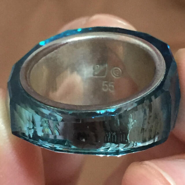 SWAROVSKI 指輪 インディゴライト ブルー リング