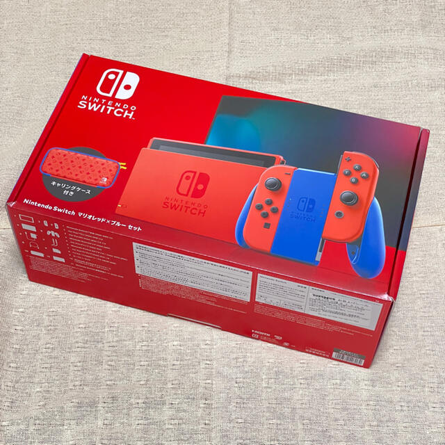 新品・未使用　NintendoSwitch マリオレッド×ブルーセット