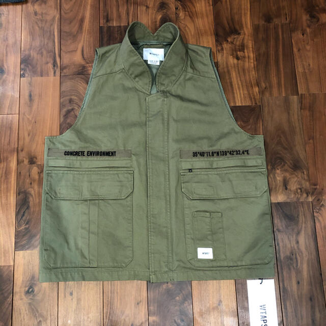 WTAPS REP /VEST / COTTON. TWILL OD Lサイズ