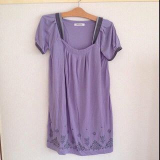 パープルトップス(*^_^*)(チュニック)