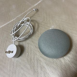 グーグル(Google)のgoogle home mini グレー　ホワイト　スマートスピーカー(スピーカー)