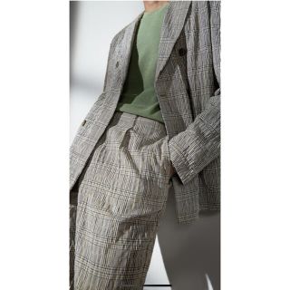 ZARA セットアップスーツ　ダブル　チェック　秋冬