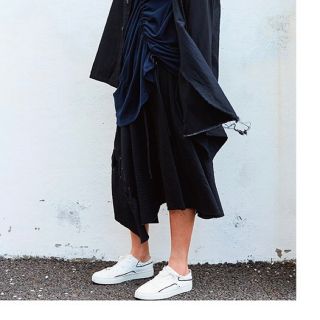 ヨウジヤマモト(Yohji Yamamoto)のBヨウジヤマモトキャンバススニーカーラインシューズ靴(スニーカー)