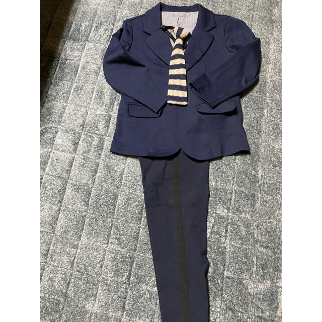 ジャケット、ネクタイセット　140 キッズ/ベビー/マタニティのキッズ服男の子用(90cm~)(ドレス/フォーマル)の商品写真