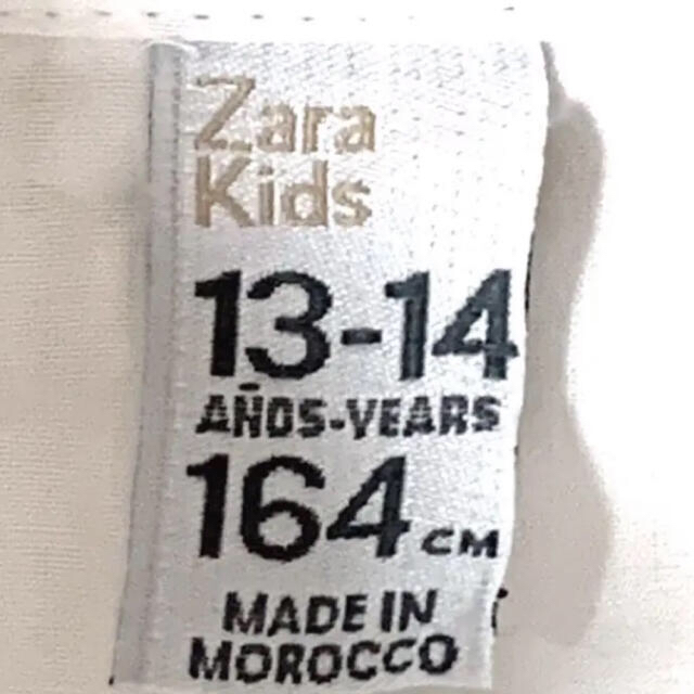 ZARA KIDS(ザラキッズ)の【164cm】ZARAKIDS（ザラキッズ）半袖ブラウス キッズ/ベビー/マタニティのキッズ服女の子用(90cm~)(ブラウス)の商品写真