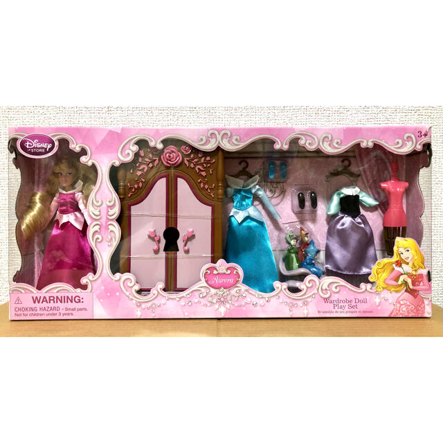 ワードローブドール プレイセット オーロラ姫 エンタメ/ホビーのおもちゃ/ぬいぐるみ(キャラクターグッズ)の商品写真